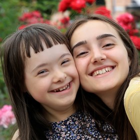 Woman with Down Syndrome Girl